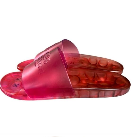 Coach slides magenta size 9 - Picture 4 of 5